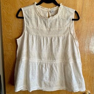 Old Navy Ivory Lace Blouse